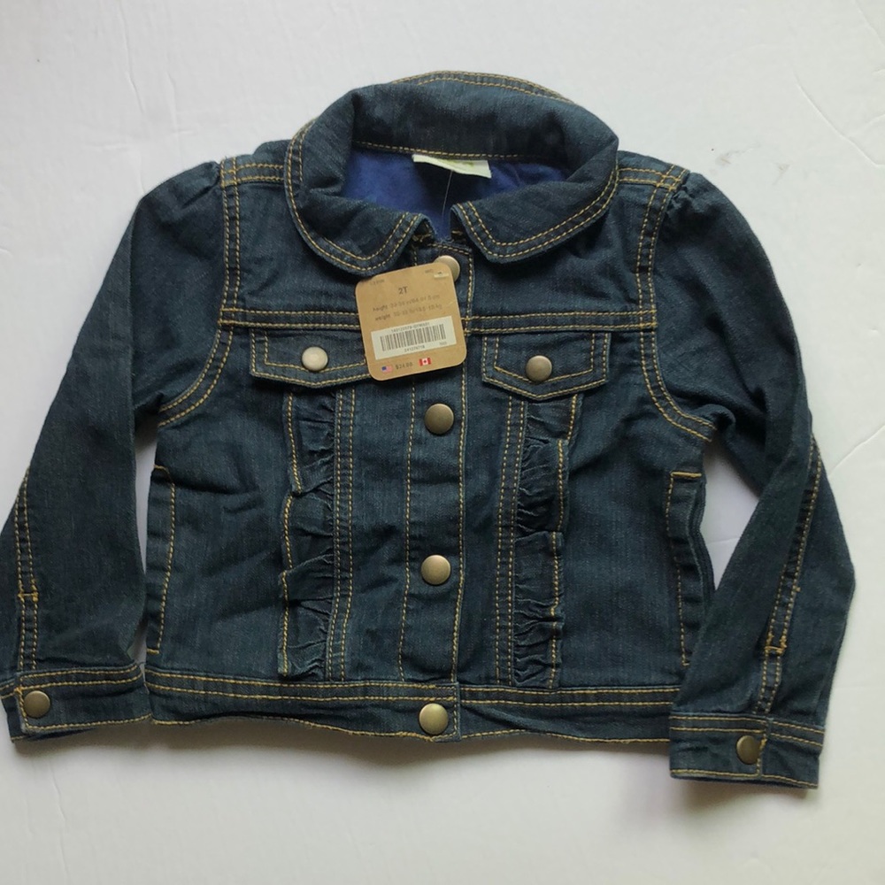 NWT girls Crazy 8 jean jacket size 2T